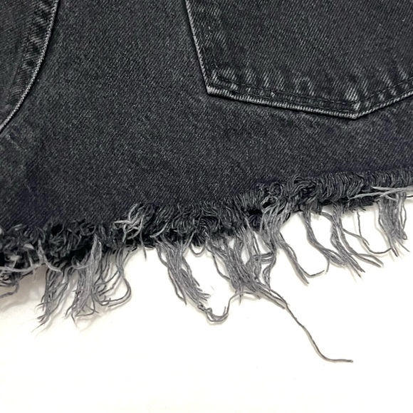 Furst Of A Kind Vintage Up Cycled Reworked Wrangler Denim Jean Short Size Small - Picture 10 of 10